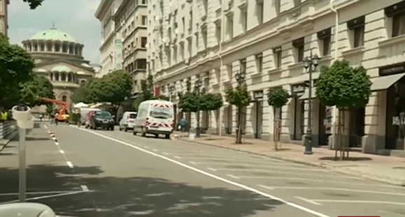 Малката уличка Съборна в София която се намира зад президентството