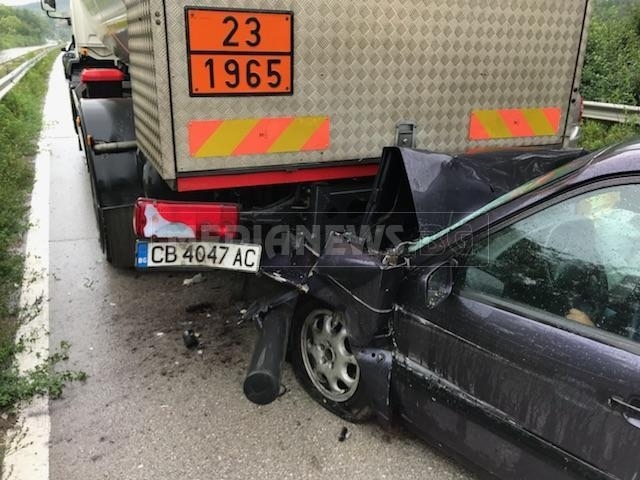 53 годишният видинчанин А Г е виновен за катастрофата с цистерна на