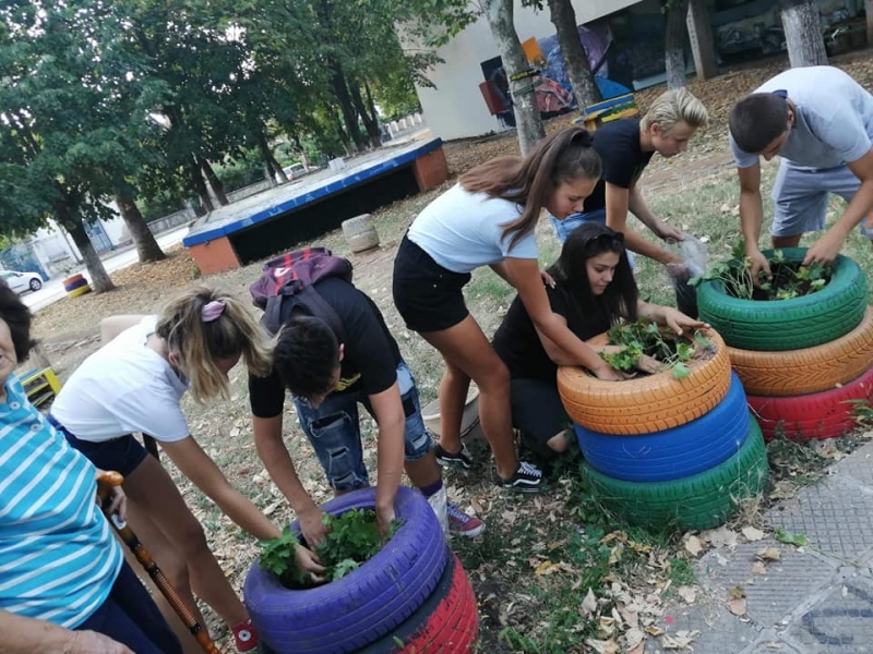 Младежи от Враца разкрасиха едно от любимите си места в