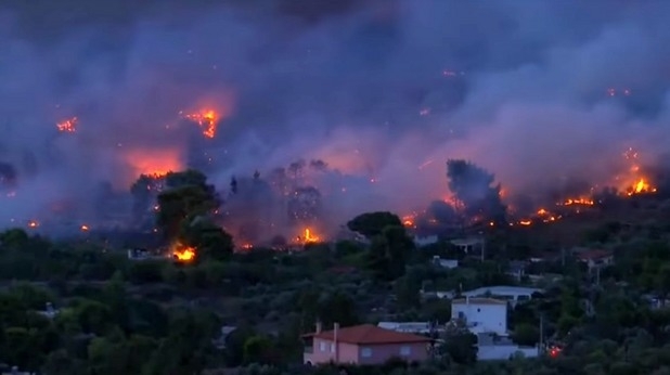 91 са вече жертвите от пожарите в Гърция Изчезналите са 25