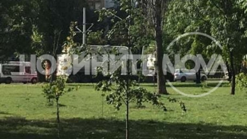 Кола бе помляна в София съобщи Нова телевизия Тежкият пътен