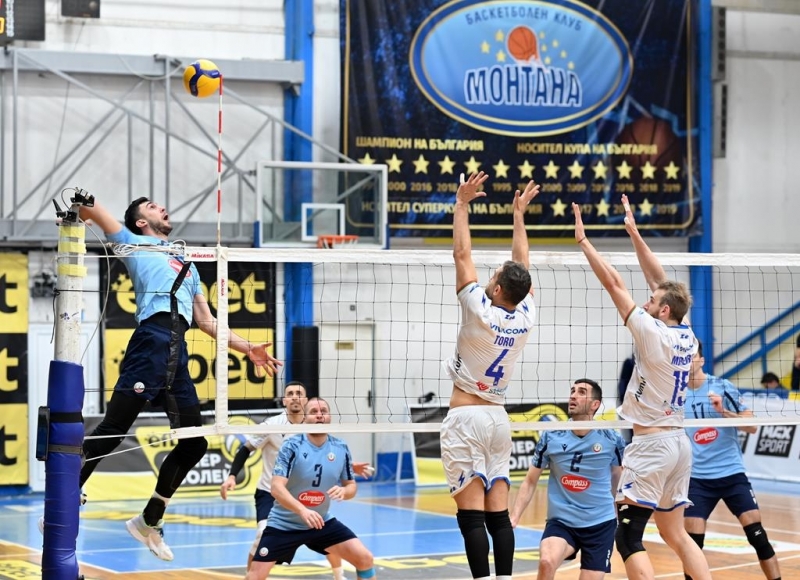 Монтана и Левски София изиграха нов петгеймов мач който възпитаниците