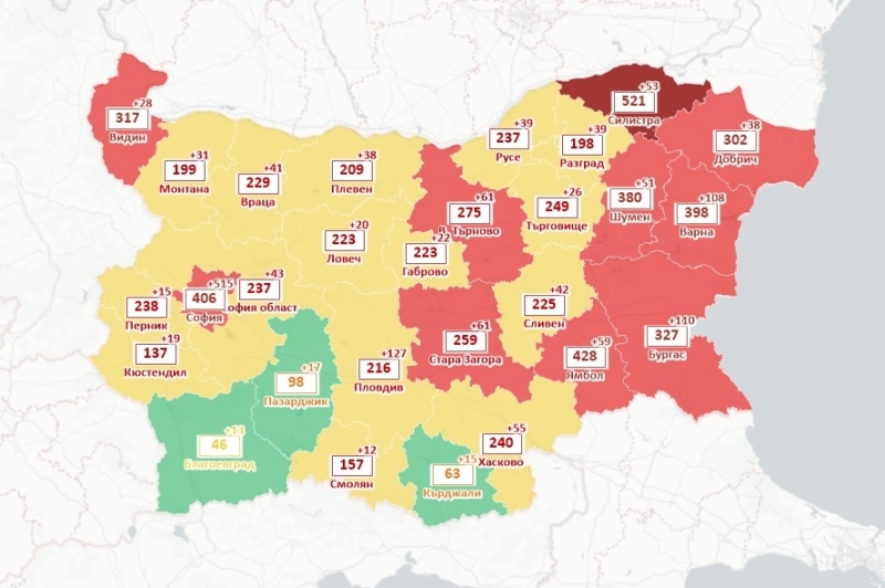 Видин е сред 9 те области у нас които все още