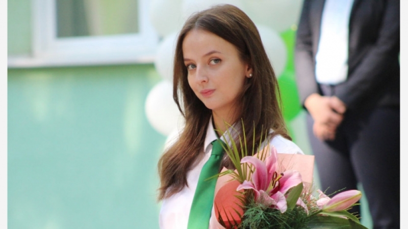 Десетокласничката Християна Страхилова от ППМГ Екзарх Антим I Видин стана