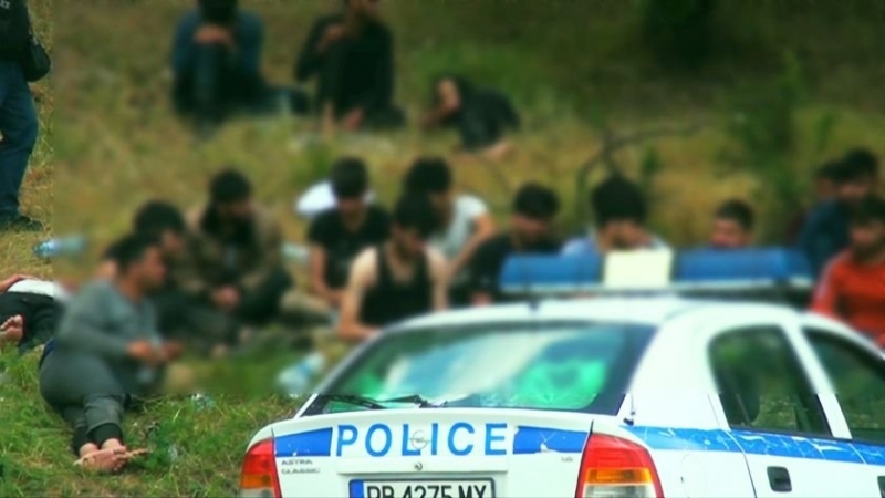 И днес в Бургаско полицията залови нелегални мигранти Става дума