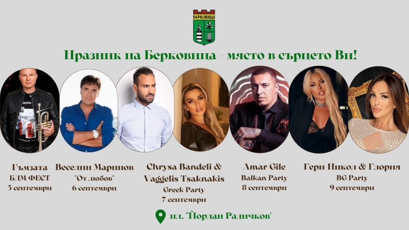 Готова е програмата за празника на Берковица 2023 И тази