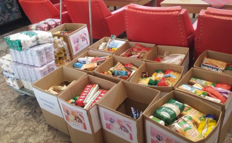 Домашният социален патронаж прие дарение от хранителни продукти направено от