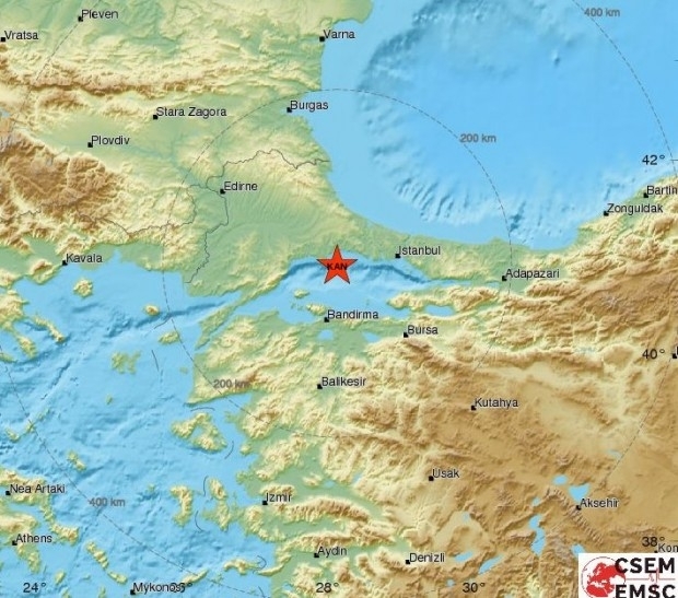 Земетресение разтресе преди минути Западна Турция Трусът е бил с