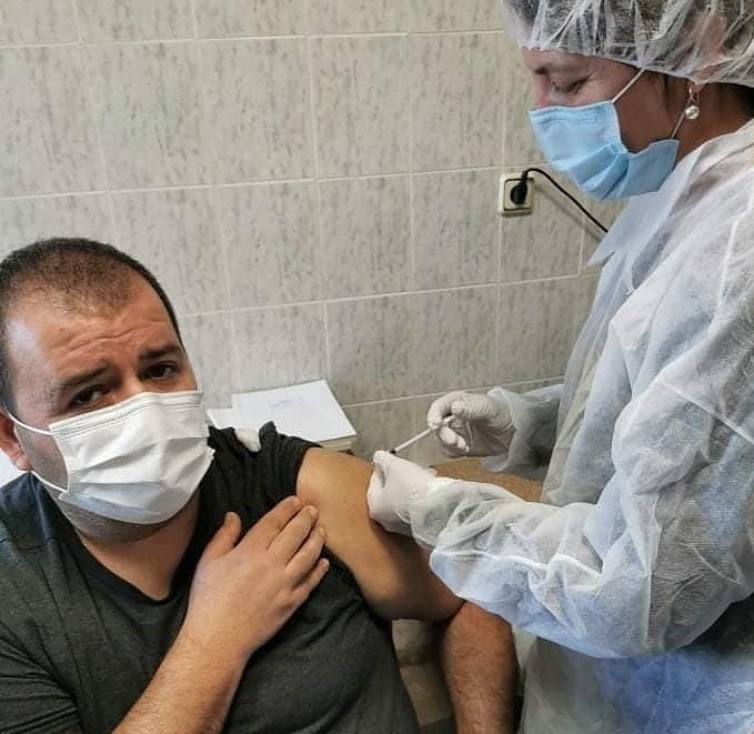 Част от персонала на МБАЛ Бяла Слатина който работи на първа