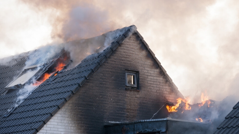 Пожар е вилнял в къща във Видинско вчера съобщават от