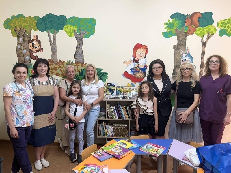 Детска Библиотерапия откриха в Многопрофилната болница за активно лечение Д