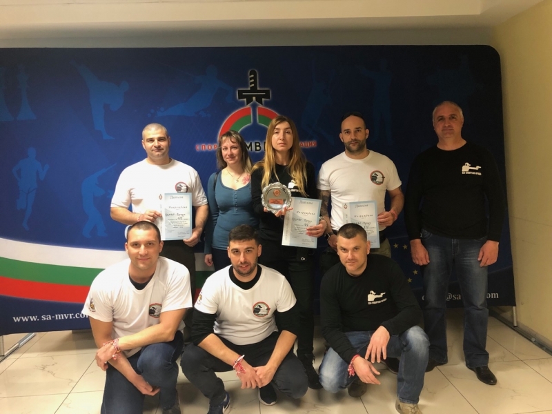 Отборът по стрелба на СК Спартак Враца lsquo lsquo при ОД на МВР
