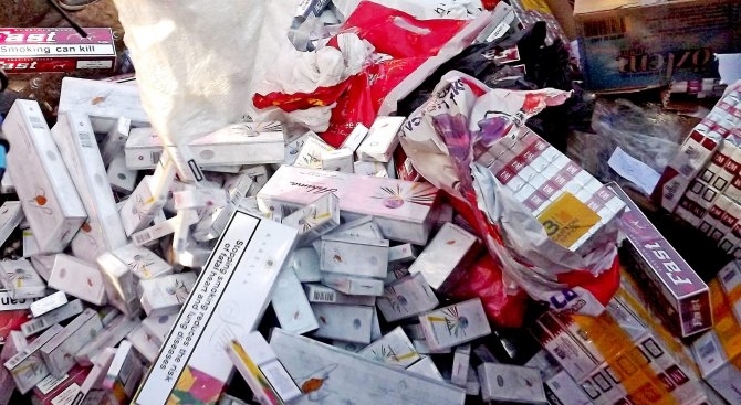 Безакцизни цигари са открили и иззели и полицаи от Свиленград