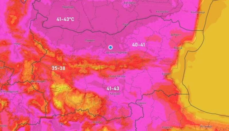 Страната ни е на ръба на горещата вълна а още