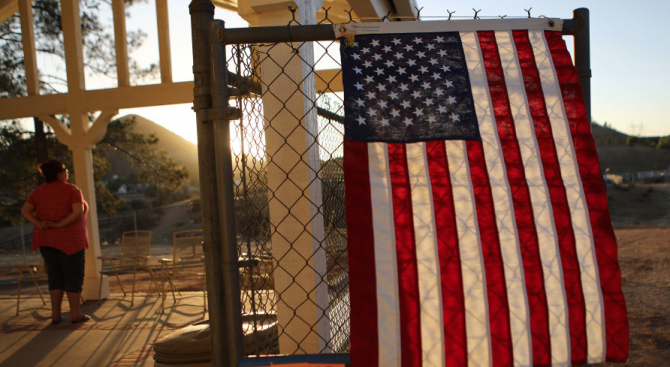 Заклети привърженици на Републиканската партия в селски район на американския