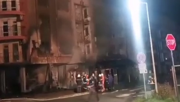 В Районно управление Приморско е получено съобщение за пожар