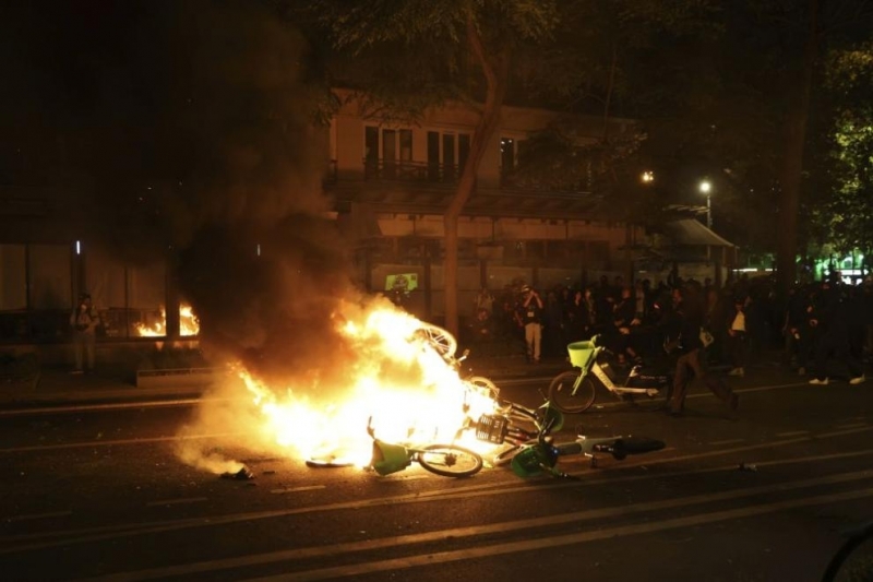 Сблъсъци със силите на реда и вандалски прояви бяха констатирани в