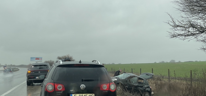Мъж пострада в тежка катастрофа на АМ Хемус Пътният инцидент