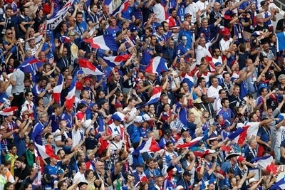 Радостта при головете на Франция във финала на световното първенство