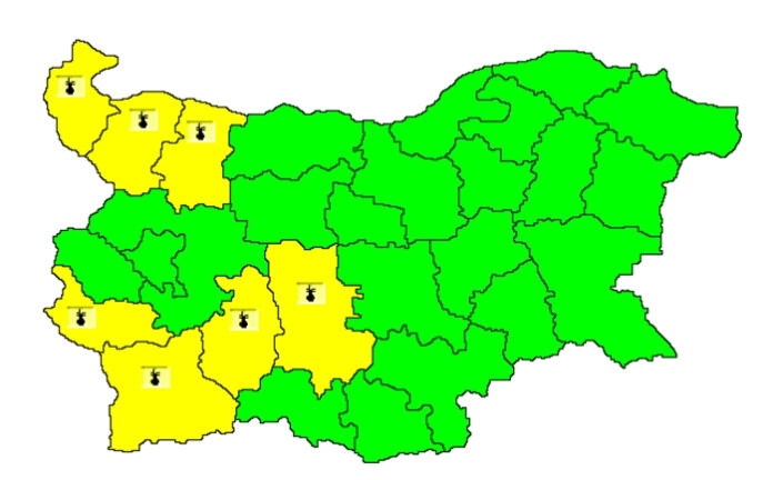 Днес е обявен жълт код за опасно горещо време в