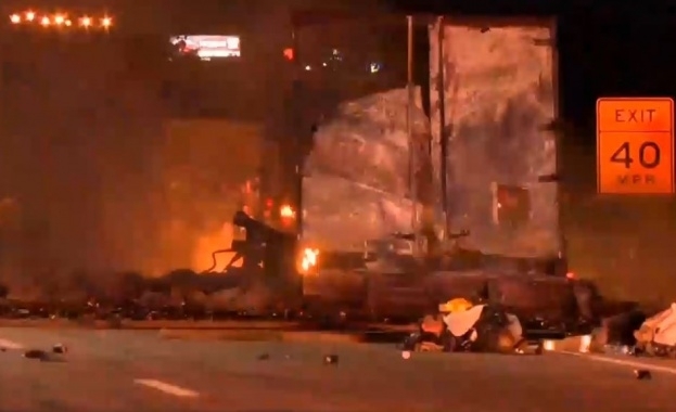 Необичаен инцидент в Тексас Тир с дезодоранти се подпалил на