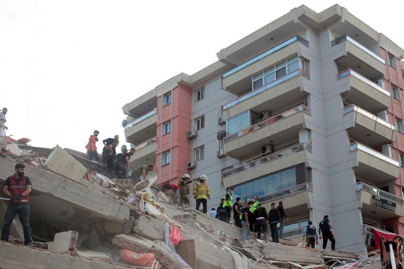 Броят на жертвите на земетресението в провинция Измир в Западна