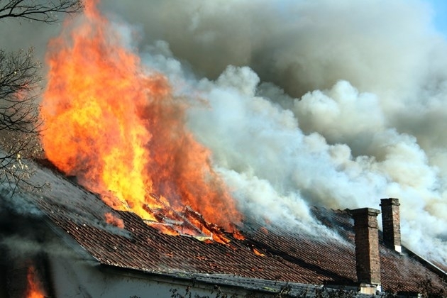 Пожар унищожи къща във видинското село Косово съобщиха от полцията