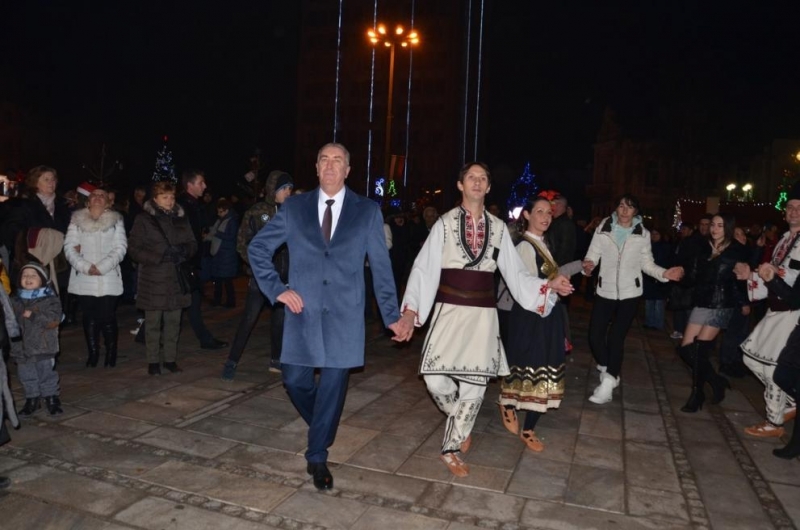 По традиция община Видин организира тържество в Новогодишната нощ на