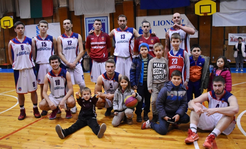 Видабаскет записа категорична победа в мъжката А баскетболна група над