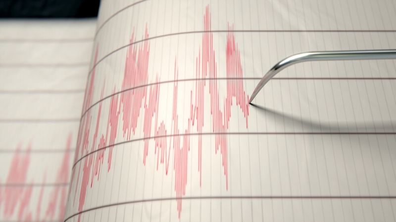 Земетресение с магнитуд 5 4 е регистрирано в югоизточната част на