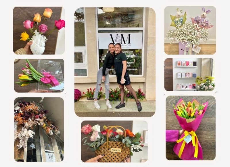 Нов магазин за цветя и още нещо във Враца предлага