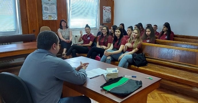 Съдия Калин Иванов от Районен съд Монтана изнесе пред