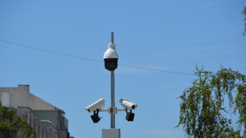 Новото видеонаблюдение в центъра на Видин вече работи То е