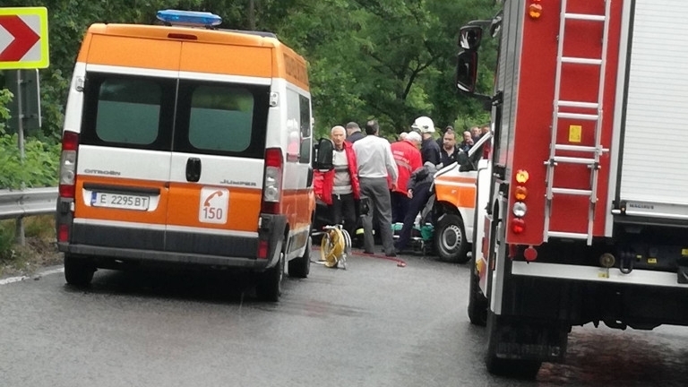 Тежка катастрофа е станала край обхода на Монтана научи агенция