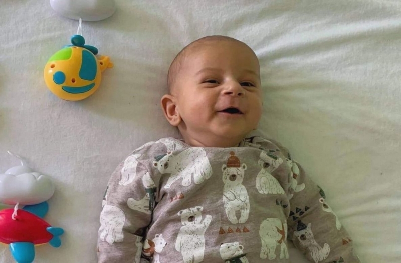 Андриян Илиев е на 3 месеца и съвсем скоро е