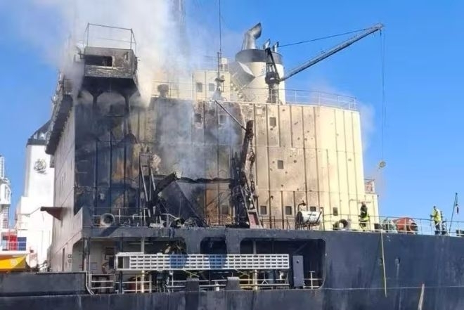 Жертва и ранени след удар по кораб в одеско пристанище
