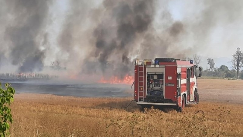 Два пожара вилняха из Видинско вчера съобщиха от полицията Единият сигнал