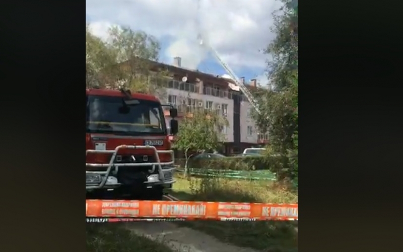 Пожар избухна в Студентски град Гори жилищна сграда Няма данни