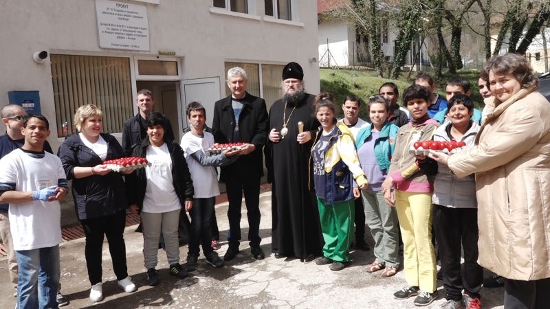В навечерието на Възкресение Христово Врачанският Митрополит Григорий и кметът