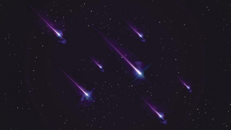 Един от най известните метеорни потоци наблюдаван от любителите астрономи настъпва