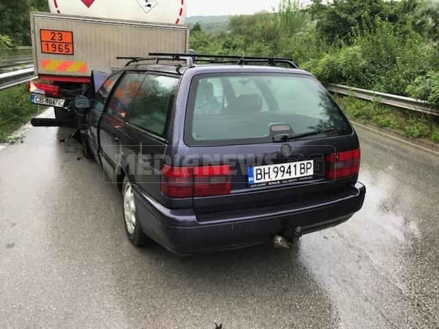 Втора катастрофа е станала днес на международния път Е 79 край