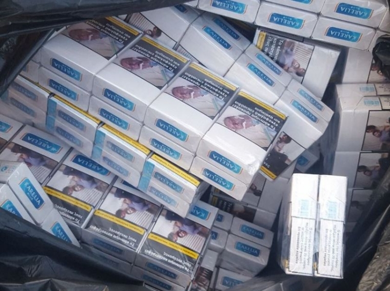 Полицаи са иззели незаконни цигари в Алтимир съобщиха от областната