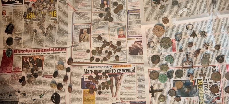 Голям брой археологически предмети с белези на културно исторически ценности