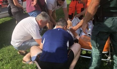 Тежко пострадал в катастрофа моторист беше транспортиран в болница Пирогов