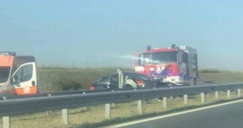 Тежка катастрофа е станала на АМ Тракия край Пазарджик преди