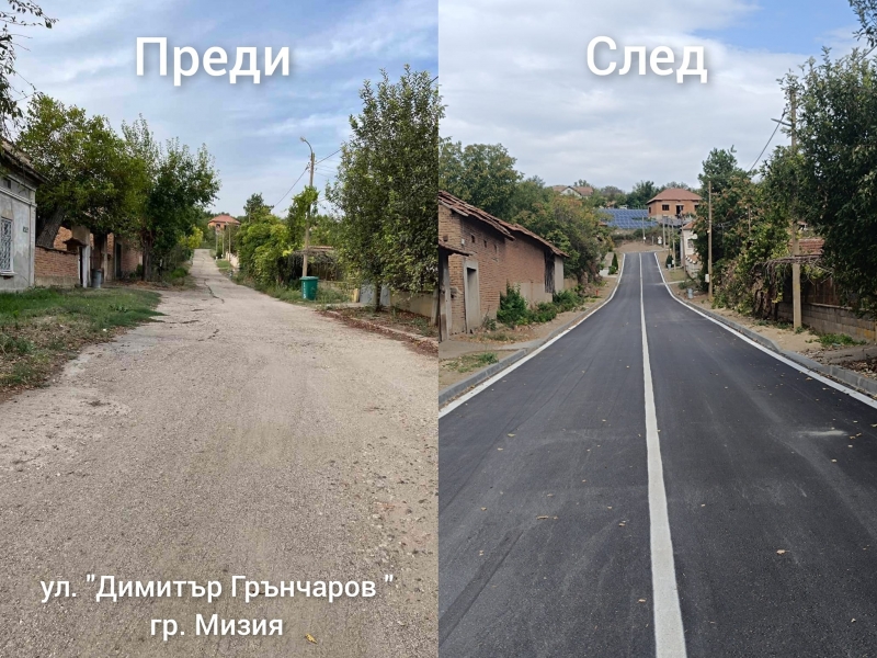 Община Мизия изпълнява Проект за ремонт рехабилитация и реконструкция на