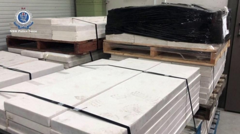 Почти два тона метамфетамин са били конфискувани от австралийската полиция