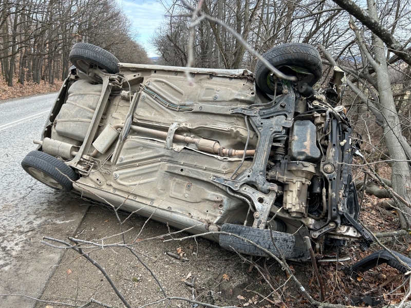Самокатастрофиралият шофьор между Враца и Оряхово бил надрусан съобщиха от