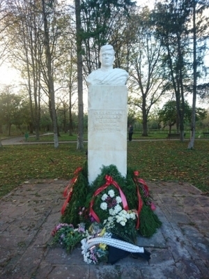 Паметникът на редник Николай Цеков Николов в белослатинското село Бъркачево