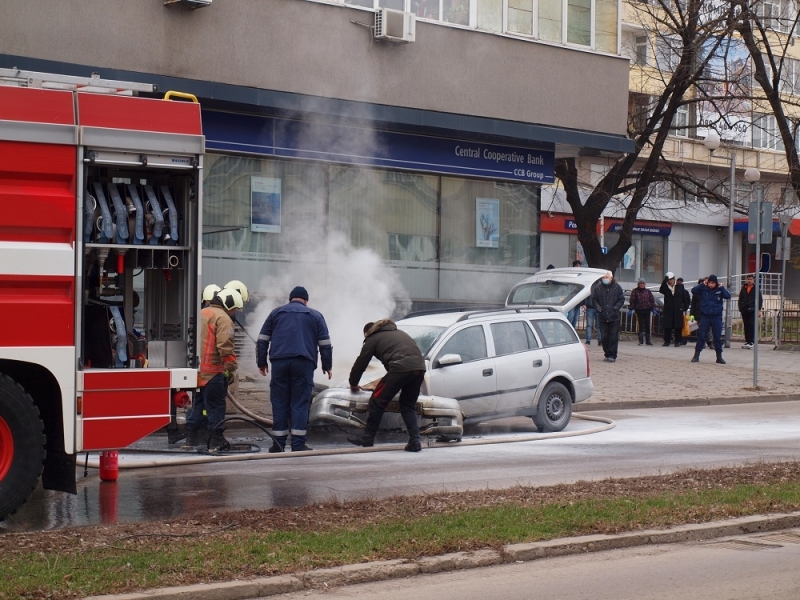 Кола е горяла вчера във Видин съобщиха от пресцентъра на